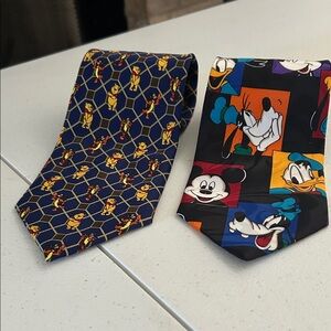 Disney Character Tie Set of Two